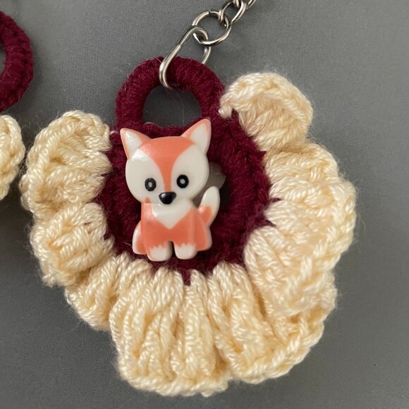 Crochet Keychains, Lightweight Charm Set, Backpack Charms, Keychain Charm - Picture 6 of 7